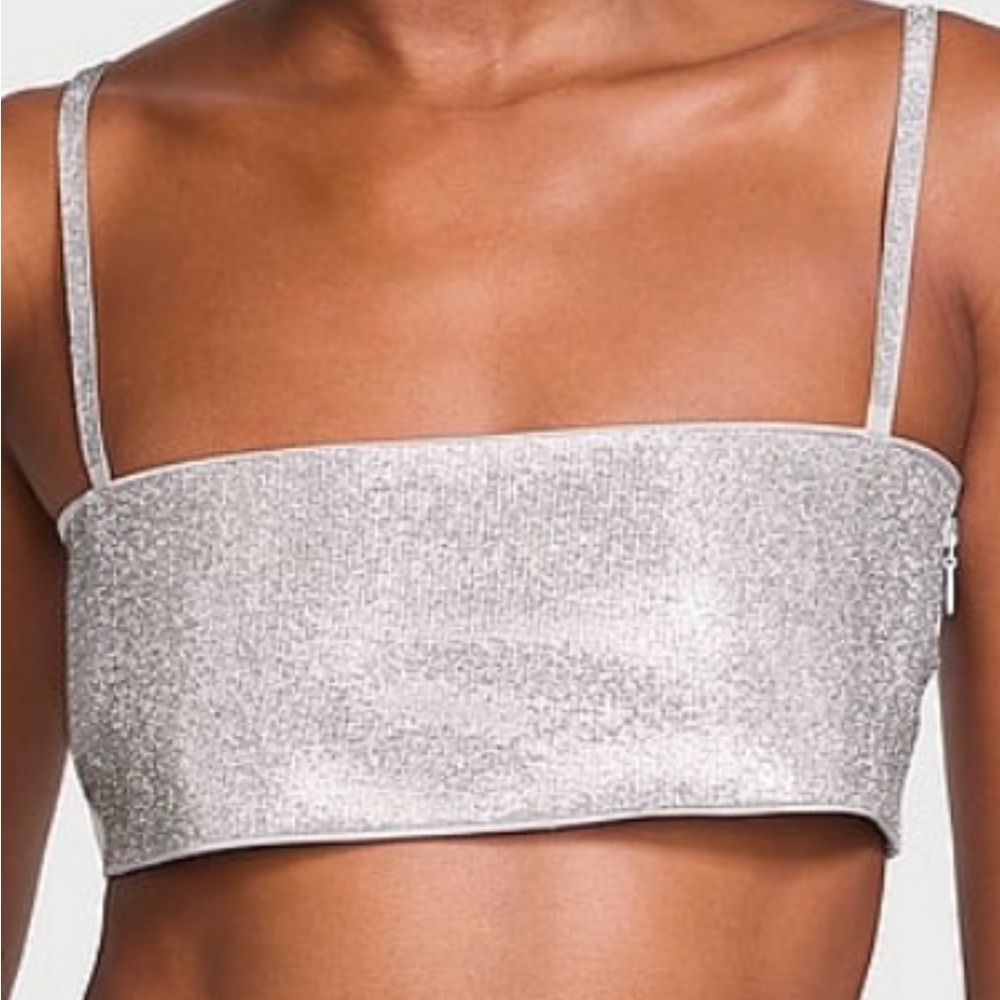 Victoria Secret rhinestone bandeau bralette